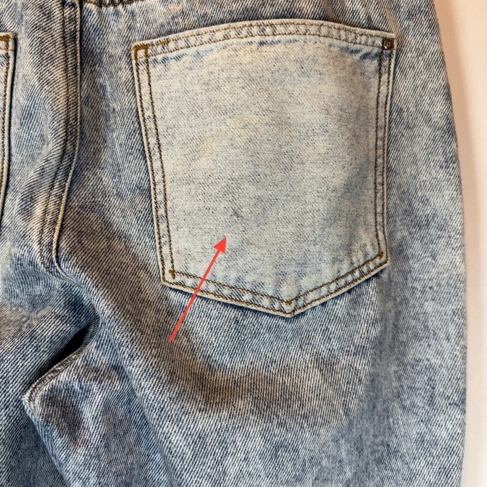 Stop Jeans Rare Colombian Butt Lift Boot Cut Womens size 8 Distressed Frayed Hem - Picture 5 of 12